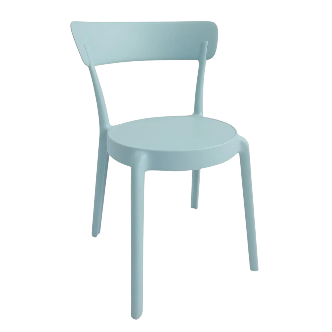 Bolero DX973 Mila Café Chairs Icy Blue (Pack 2) product image