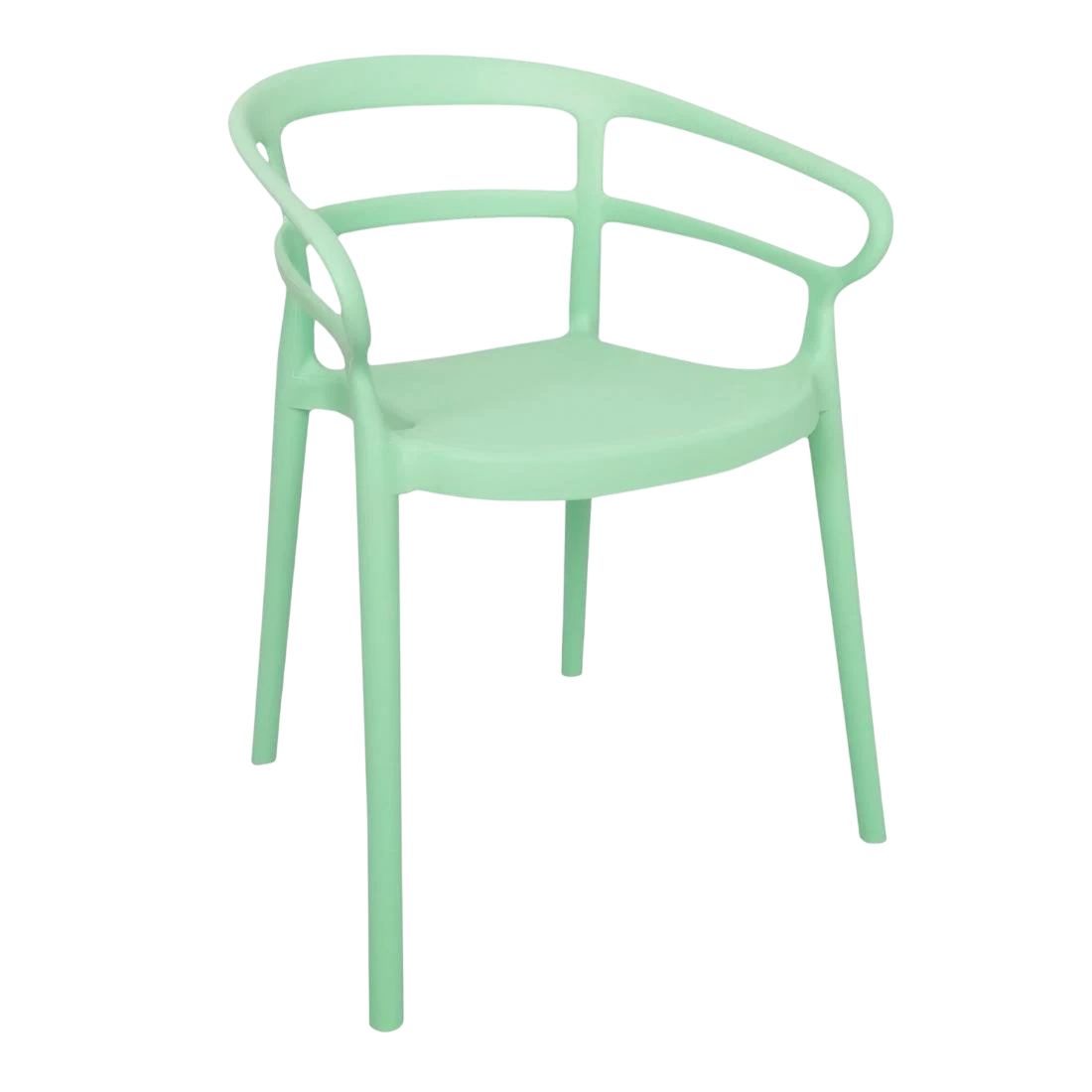 Bolero DX981 Mateo Café Chairs Light Green (Pack 2) product image