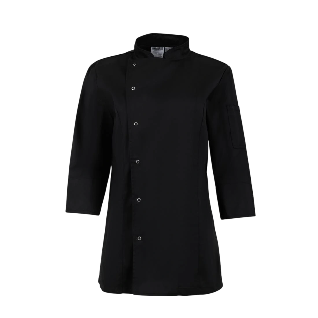 Whites Chefs Clothing BA110-L Whites Ladies Fitted Jacket Black - Size L product image