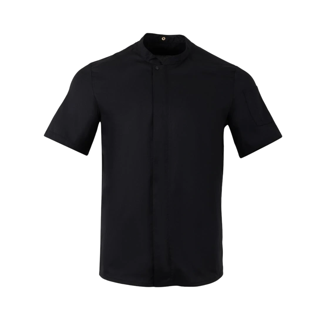 Southside BA115-L Harlem Chefs Jacket Black Short Sleeve Mesh - Size L product image
