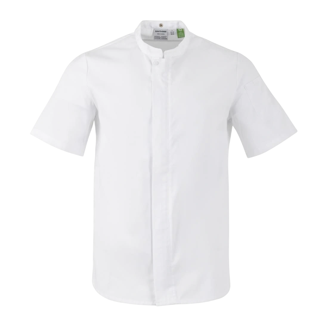 Southside BA116-L Harlem Chefs Jacket White Short Sleeve Mesh - Size L product image
