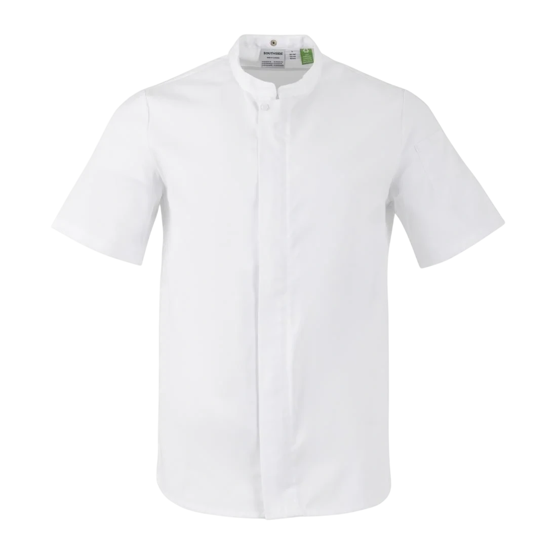 Southside BA116-M Harlem Chefs Jacket White Short Sleeve Mesh - Size M product image
