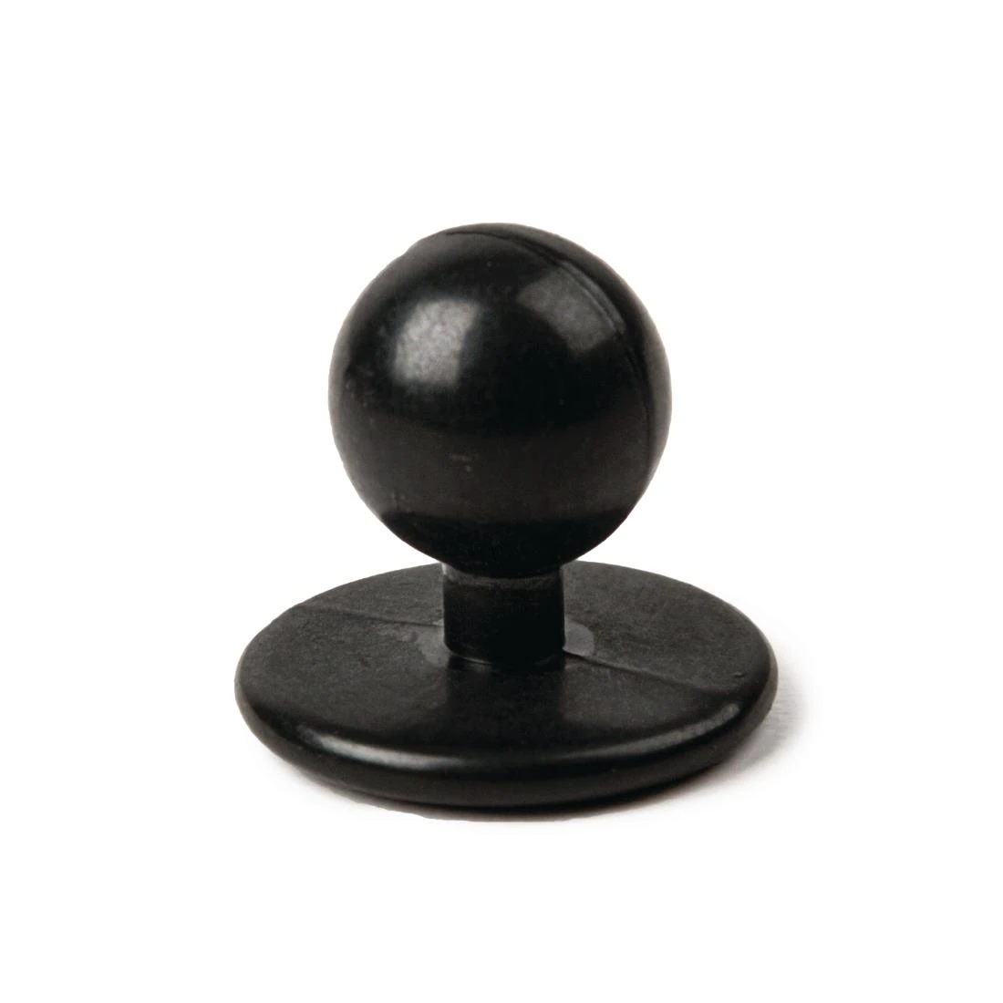 Whites Chefs Clothing A016 Whites Stud Buttons Black (Pack 12) product image