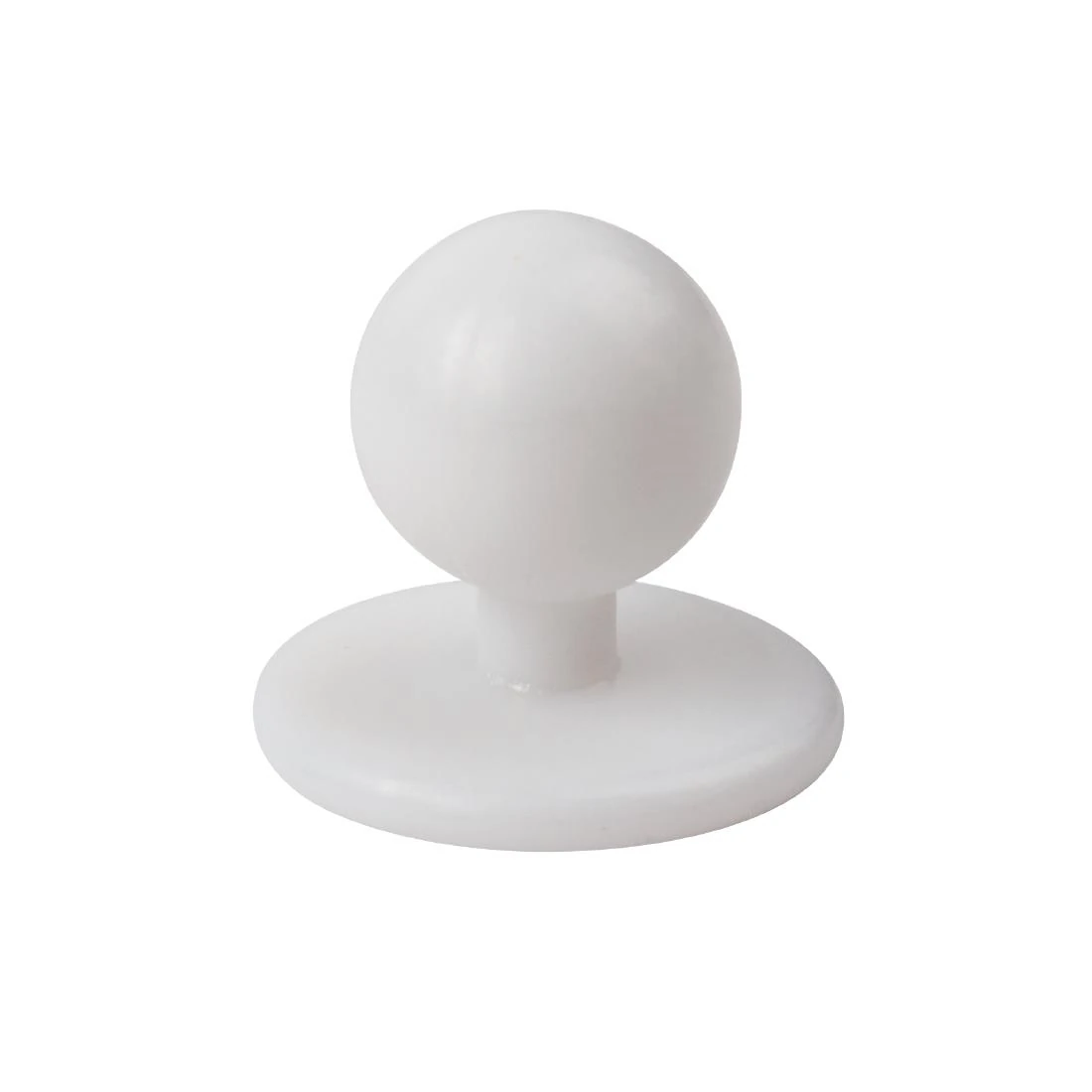 Whites Chefs Clothing A017 Whites Stud Buttons White (Pack 12) product image