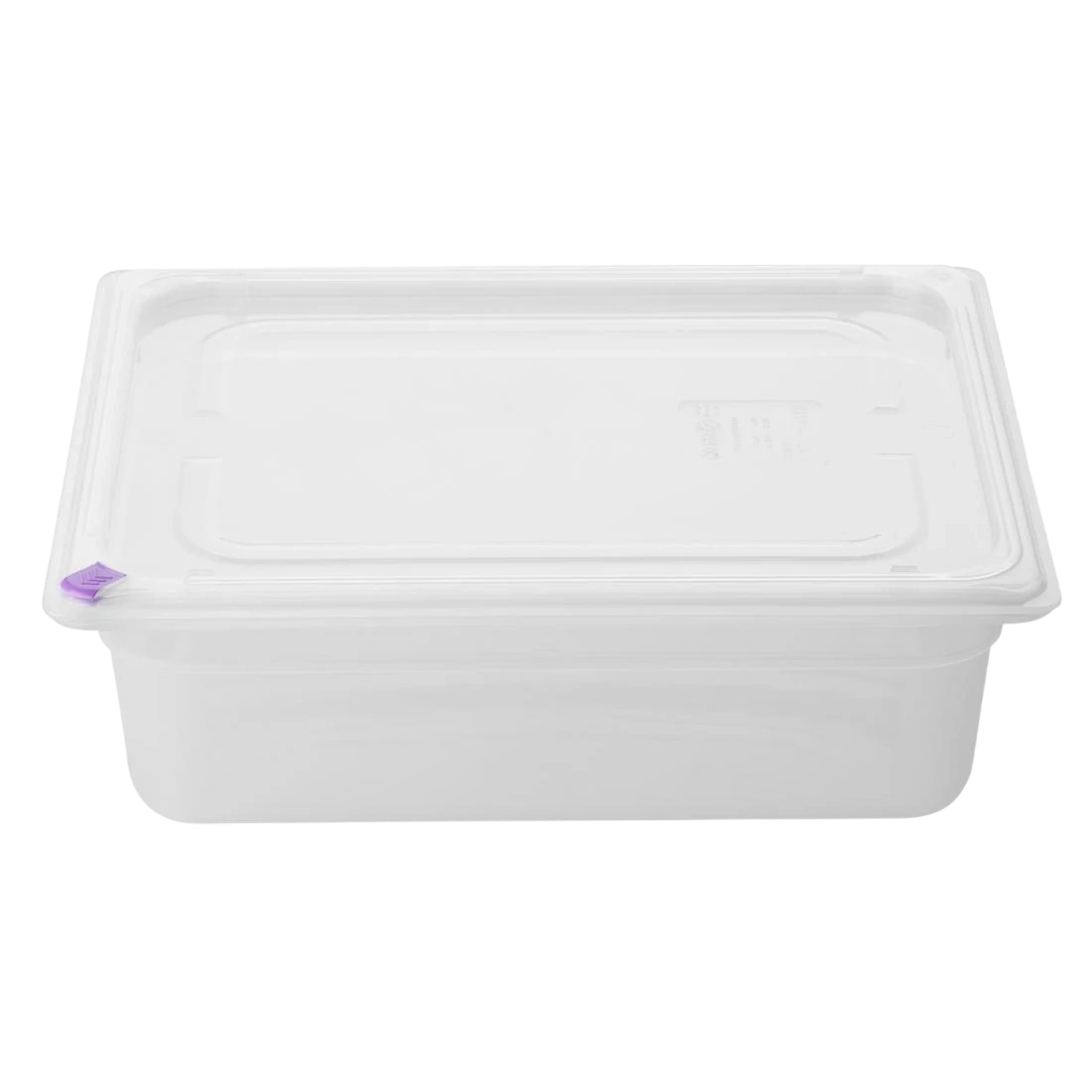 Hygiplas FZ089 Click PP 1/2 GN with Lid & 7 Colour clips - 100mm 5.9 Ltr (Pack 4) product image
