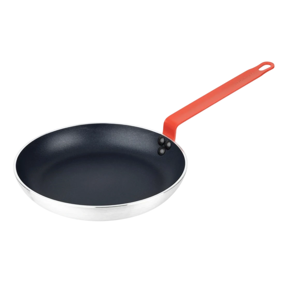 Hygiplas HT966 Frypan Aluminium Non-stick Teflon Platinum Plus Red Handle - 280x45mm product image