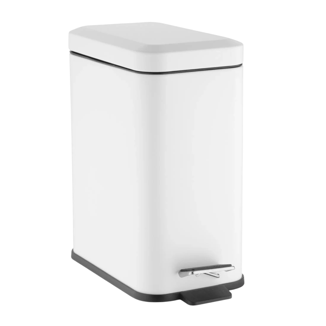Jantex HT475 Slim Washroom Bin White 5ltr product image