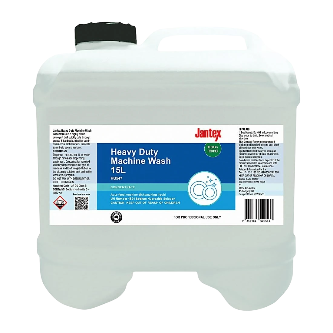 Jantex HU547 Heavy Machine Wash Concentrate - 15Ltr product image