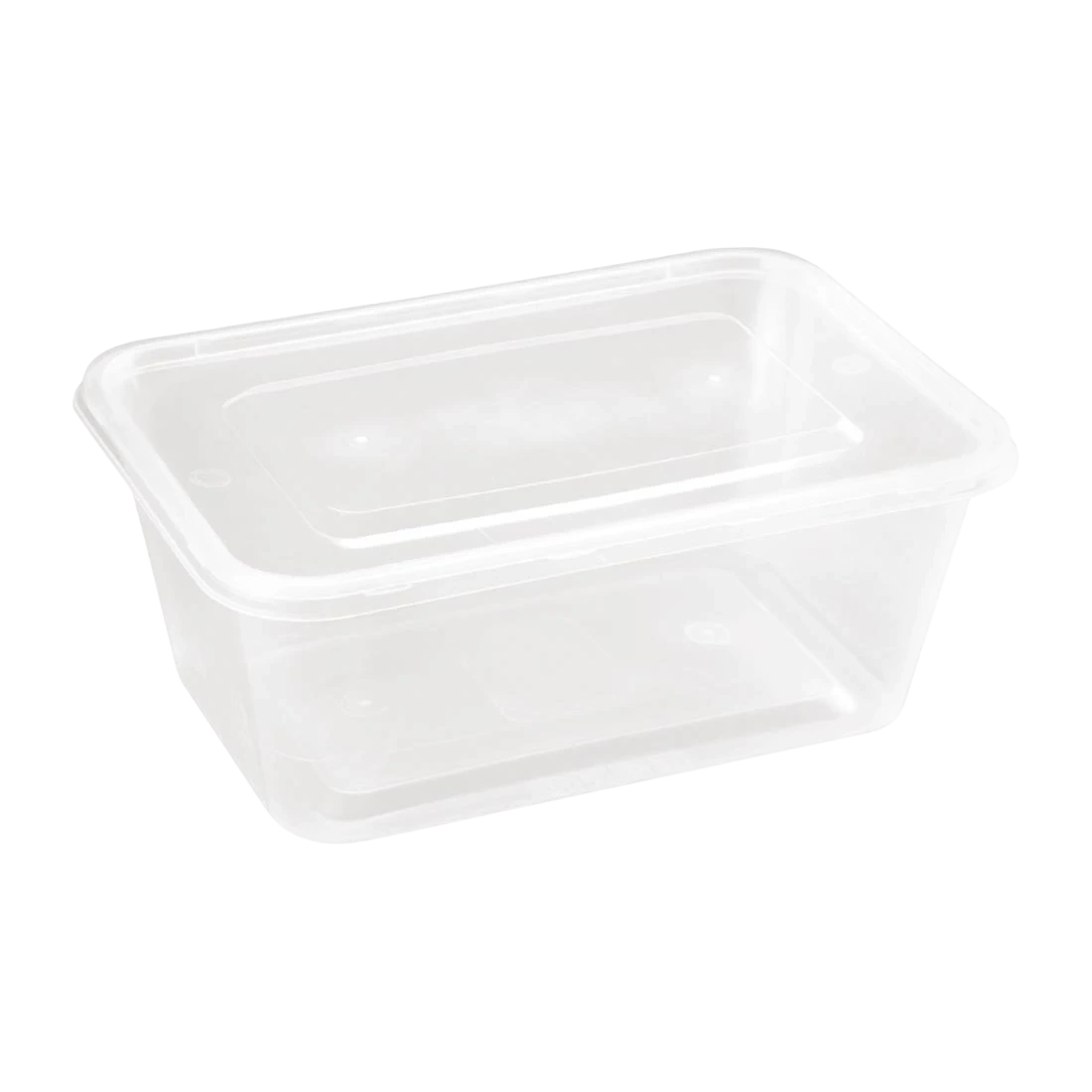 Fiesta Recyclable DM183 Microwave Plastic Container - 1000ml with Lids (Box 250) product image