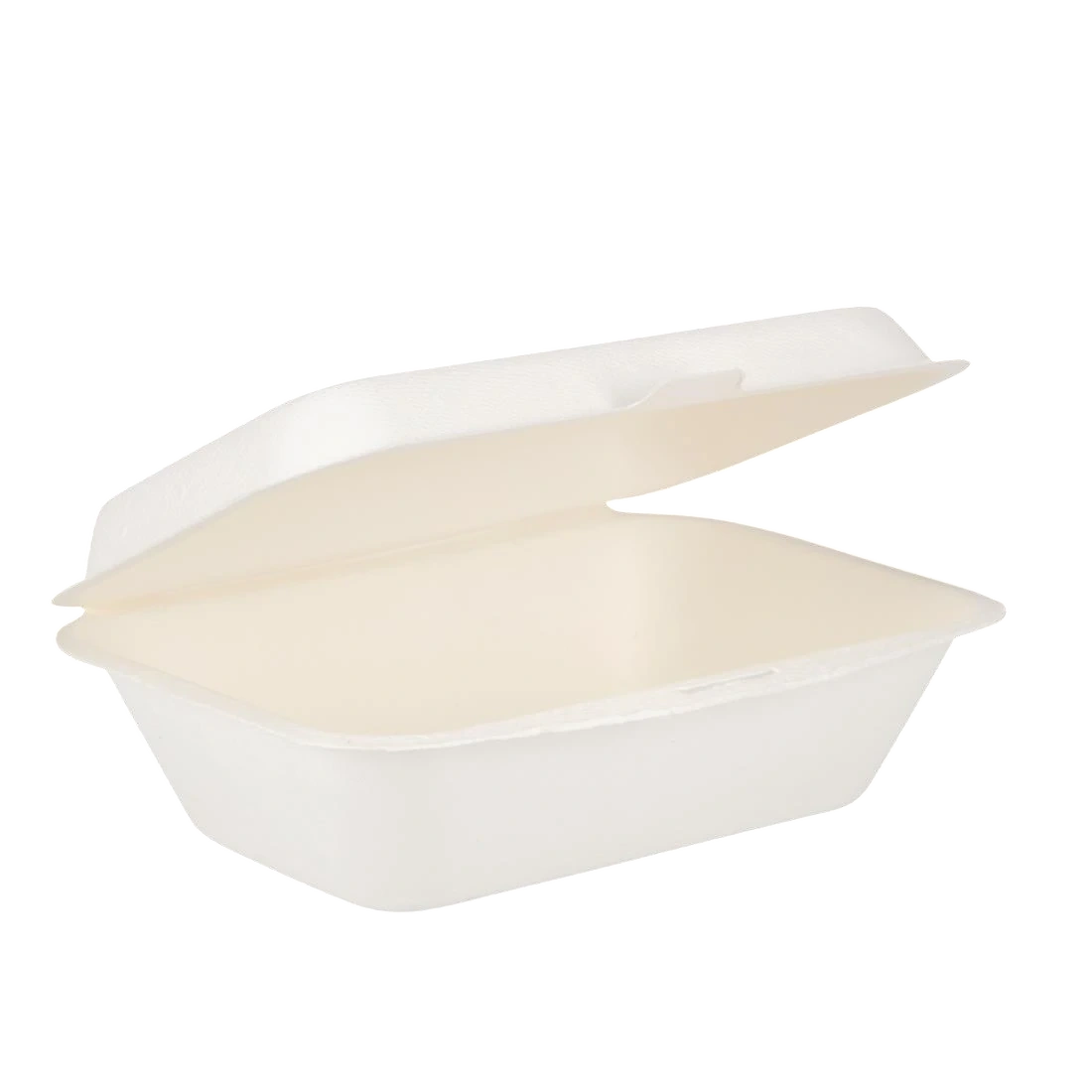 Fiesta Compostable DW248 Fiesta Green Compostable Hinged Container - 66x135x182mm (Pack 250) product image