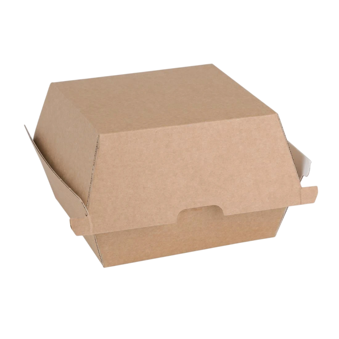 Fiesta Compostable FB664 Board Burger Box - S (105x105x85mm) (Pack 200) product image