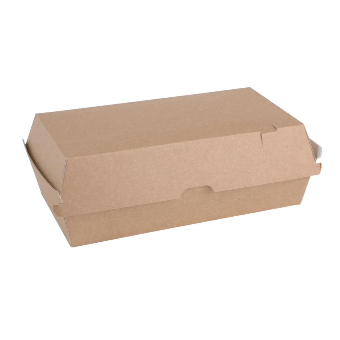 Fiesta Compostable FB667 Board Hinged Container - L (204x107x85mm) (Pack 100) product image