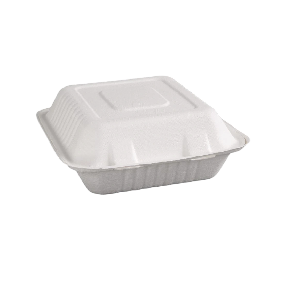 Fiesta Compostable FC526 Bagasse Food Container 223 x 201 3 Compartment (Box 200) product image