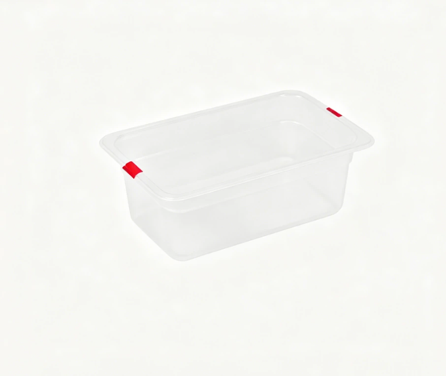 Kitchen Knock 075981 Gastronorme Pan - PolyPropylene – 1/4 - with Lid / 100mm