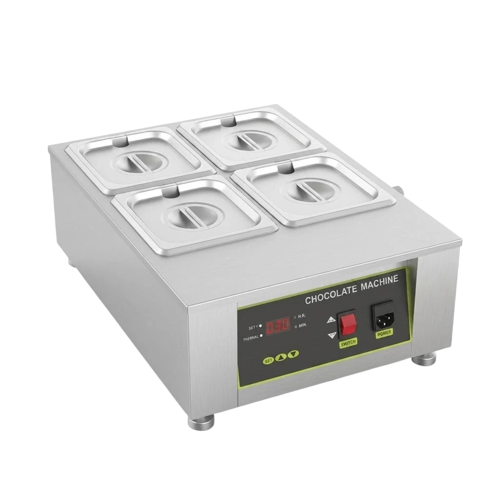 Kitchen Knock 623553 Electric Chocolate Tempering Machine – 4 Grids- 485 × 360 × 180mm