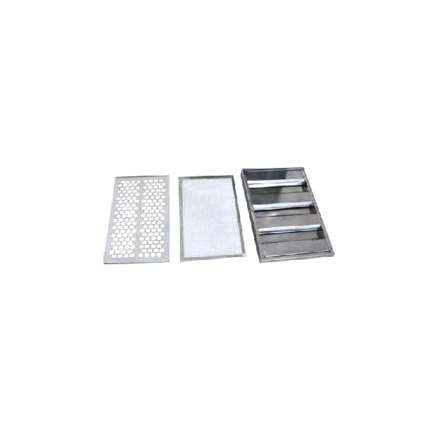 Three-stage filter arrangement for Modular Systems HOOD750A replacement filter set