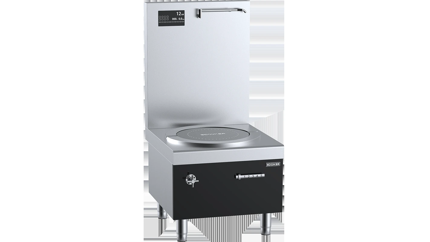 B+S SCOOKER HLTLD-C12 Induction Stock Pot Cooker – 12 kW