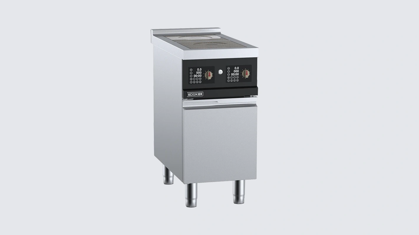 B+S SCOOKER DLGB2N-C4D8 Infrared 2-Zone Boiling Top – 4.8 kW