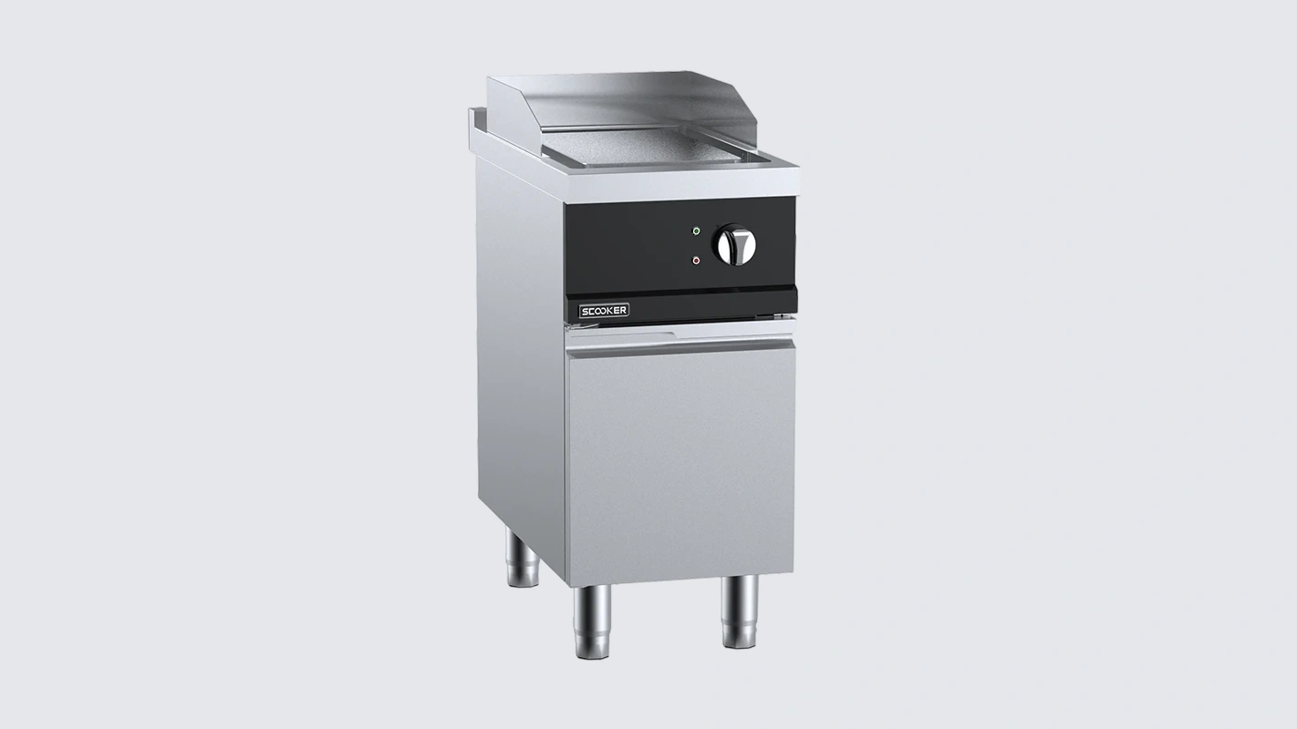 B+S SCOOKER DLPP4N-C4D5 Electric Smooth Griddle – 4.5 kW