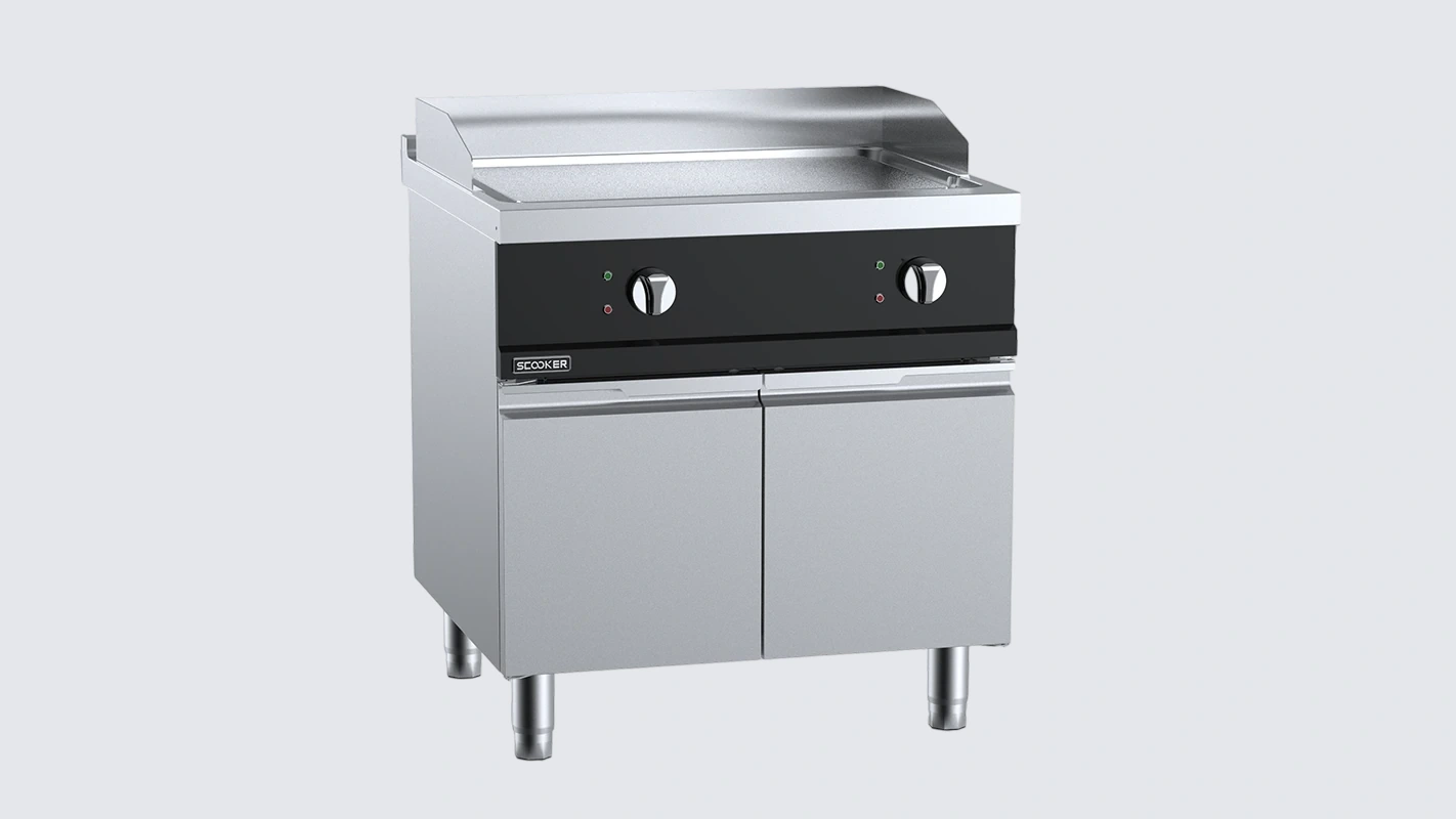 B+S SCOOKER DLPP8N-C9 Electric Smooth Griddle – 9 kW
