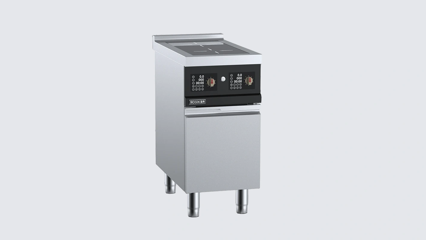 B+S SCOOKER HLBZ2N-C7 Induction 2-Zone Boiling Top – 7 kW