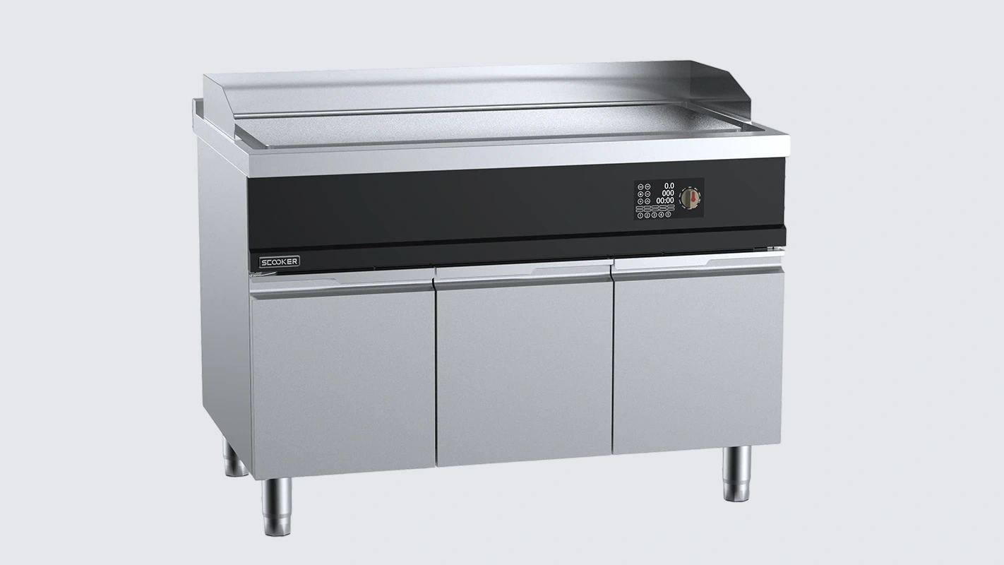 B+S SCOOKER HLPP12N-C12 Induction Smooth Griddle – 12 kW