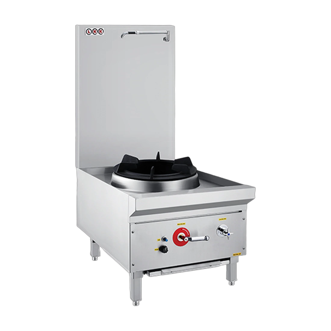 LKK 1BSRL Waterless Gas Stockpot Cooker in stainless steel, front view