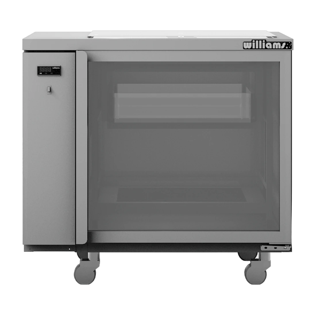 Williams GC15RGDSL back bar fridge, front view