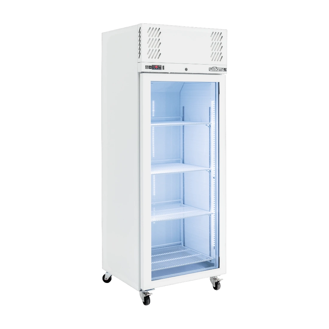 Williams LP1GWHC upright freezer in white Colorbond, front view
