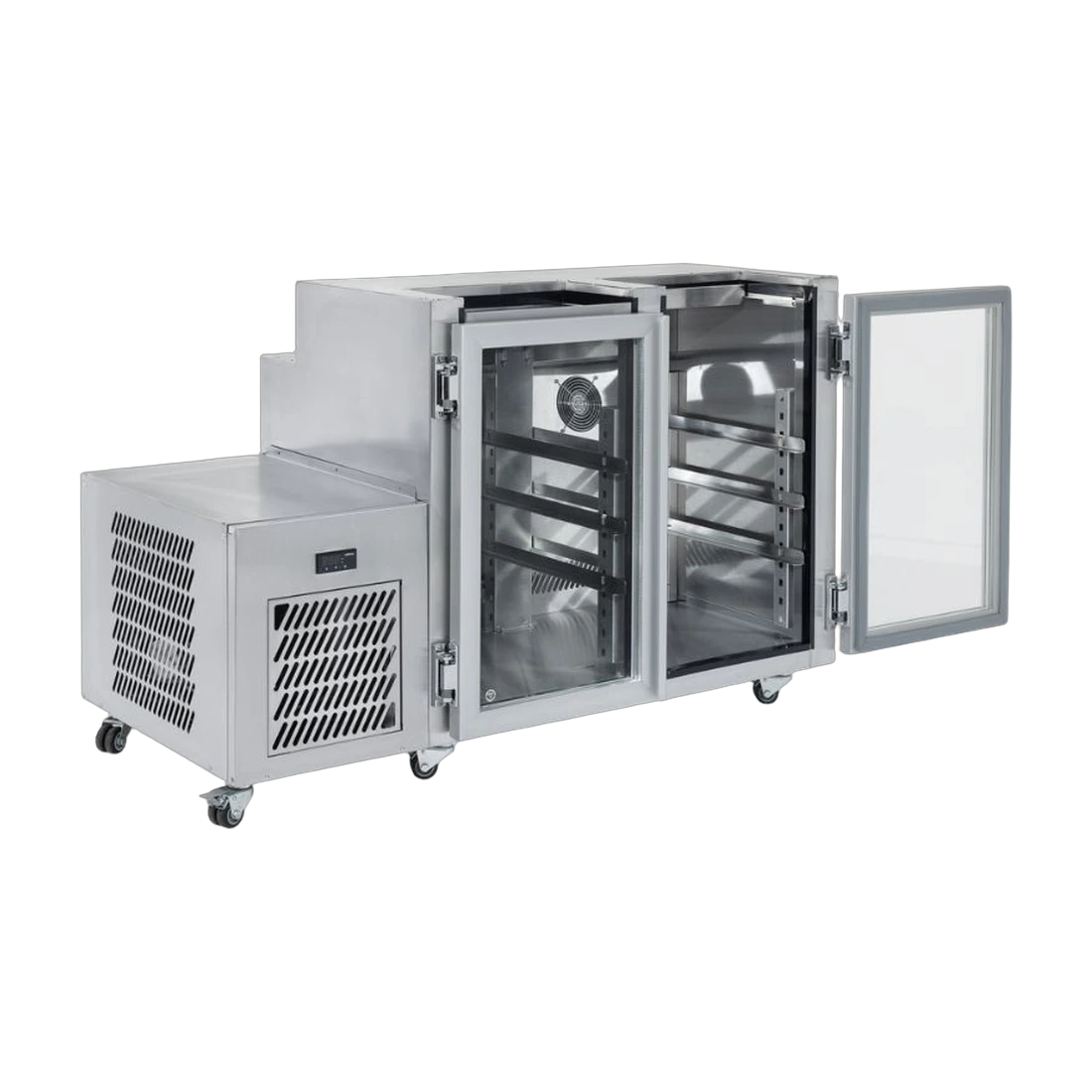 Williams FGC2U-L back bar fridge, front view
