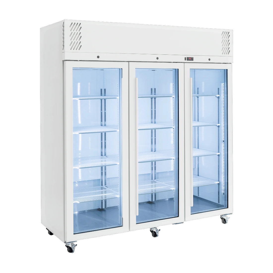 Williams HP3GWHC upright fridge in white Colorbond, front view