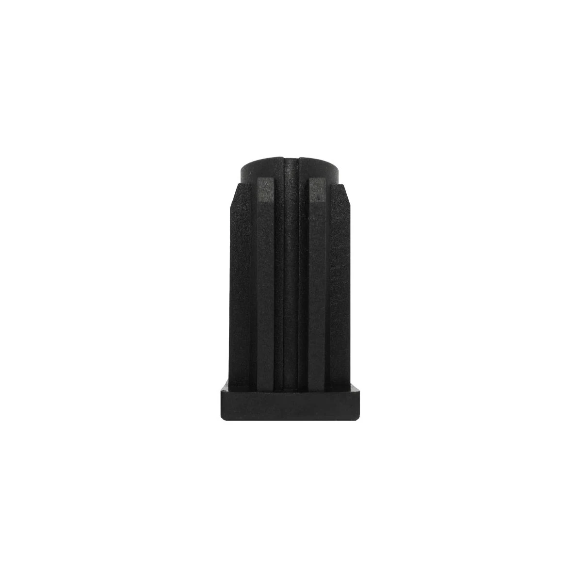 3Monkeez FH-18, square tube insert with vertical ribs, upright view