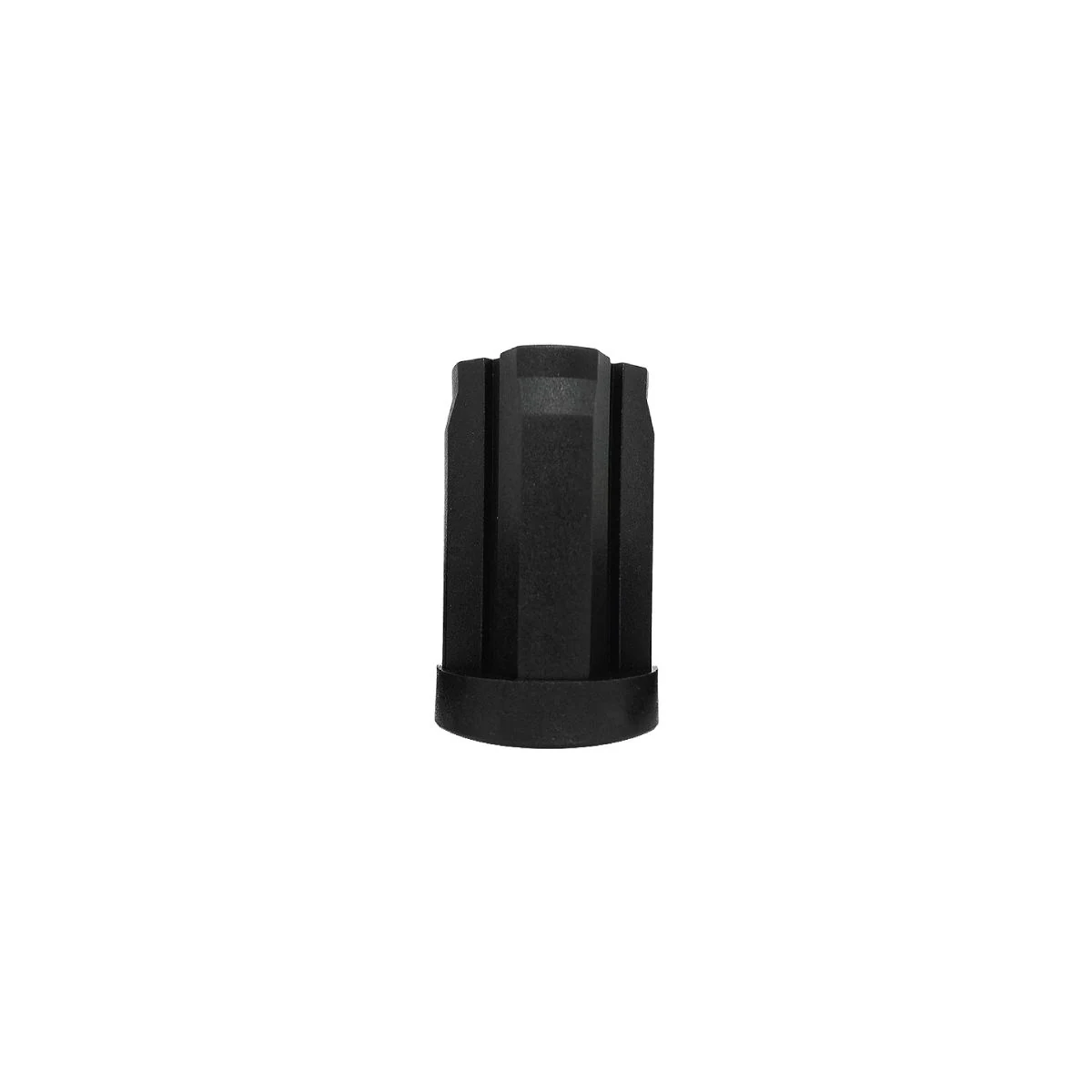 3Monkeez FH-20, round tube insert with vertical ribs, upright view