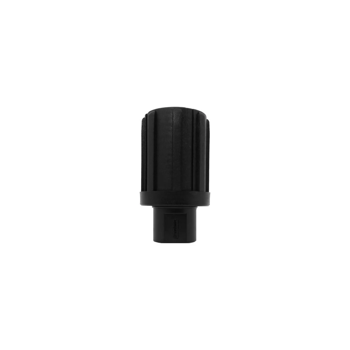3Monkeez FH-25, round ribbed adjustable foot and projecting stem, upright view