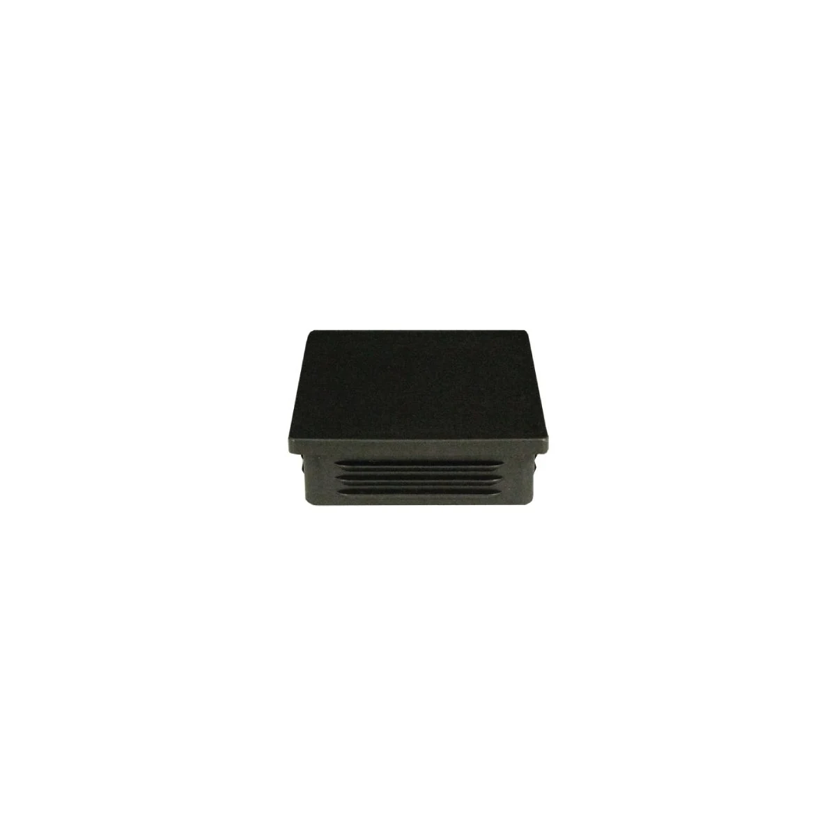 3Monkeez FH-37, square tube closure with ribbed sides, angled view