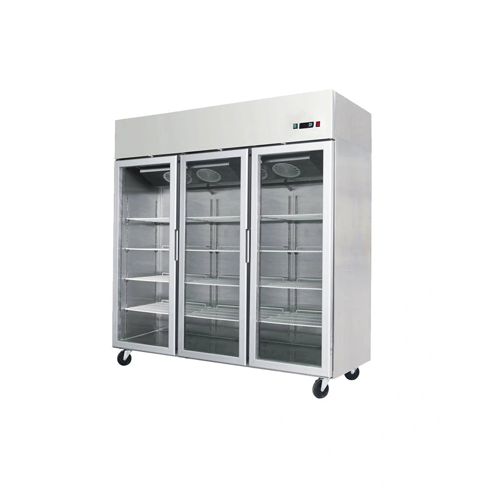 Atosa YCF9409 3 Glass Door Upright Freezer – 950L Net