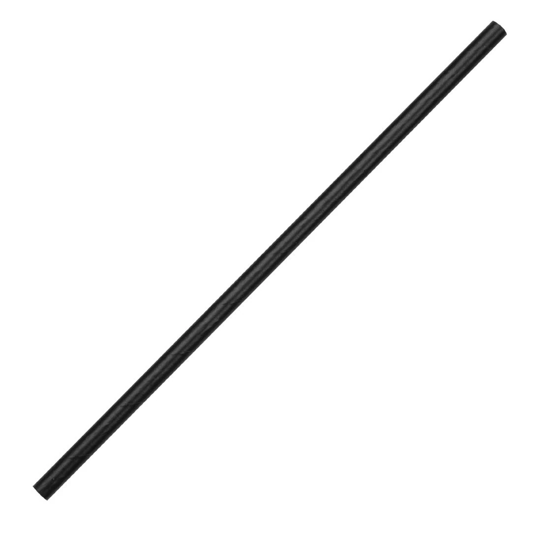 Fiesta Compostable DE926 Paper Straw Black - 6mm (Box 250) product image