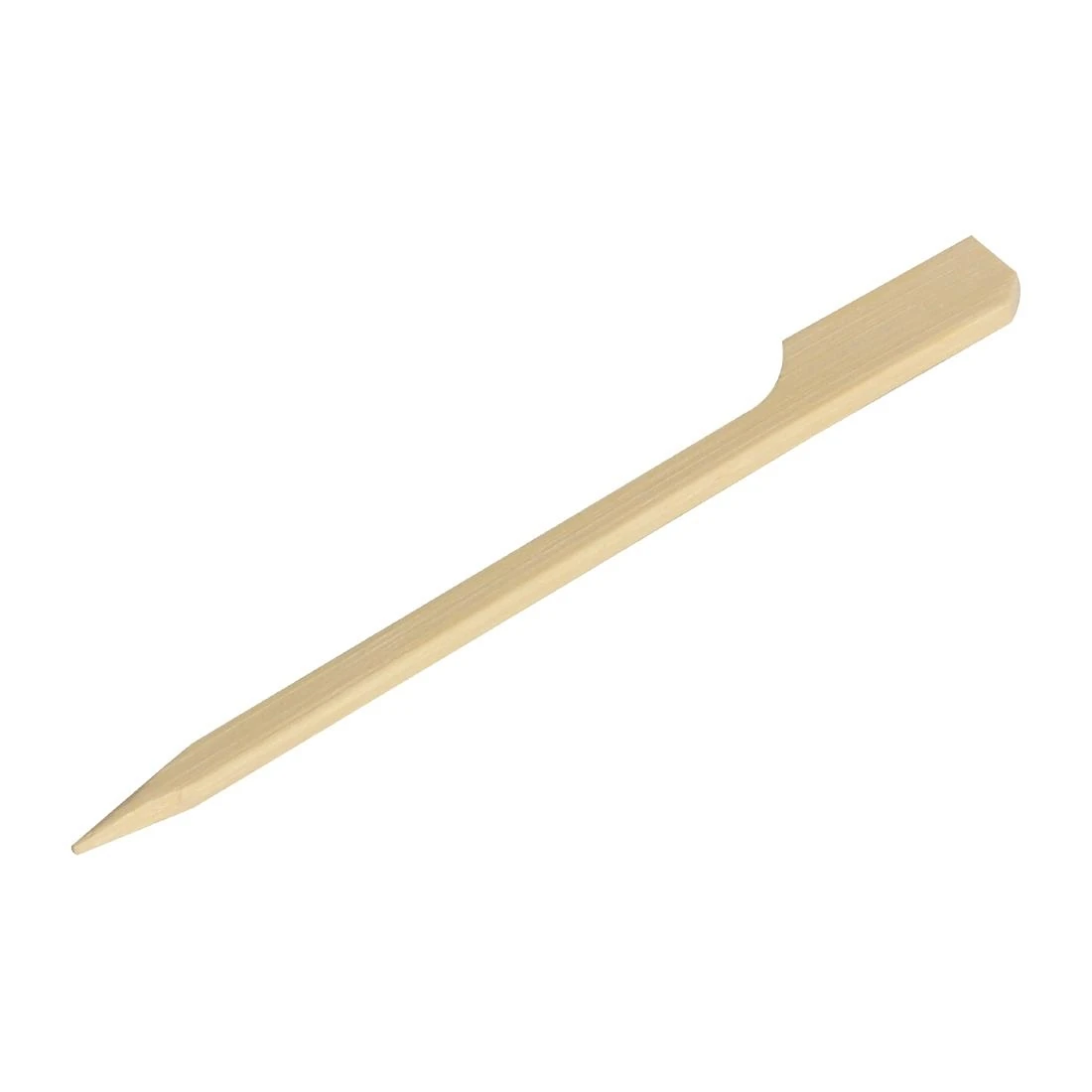 Fiesta Compostable DK397 Bamboo Paddle Skewer - 90mm (Pack 100) product image
