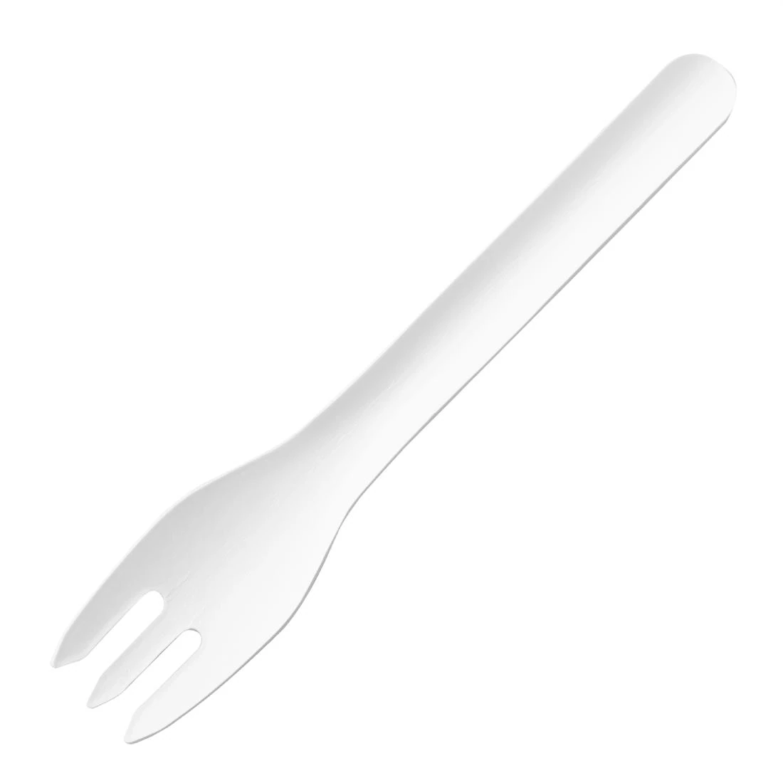 Fiesta Compostable HT483 Paper Fork - 155mm (Pack 100) product image