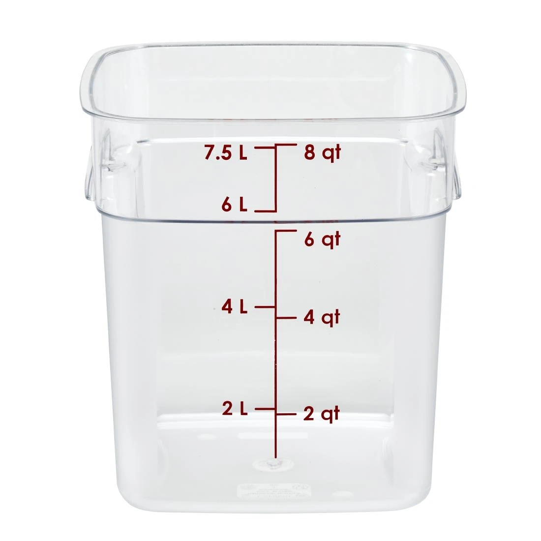 Cambro CU139 Fresh Pro Square Container Polycarbonate - Clear - 7.6Ltr product image