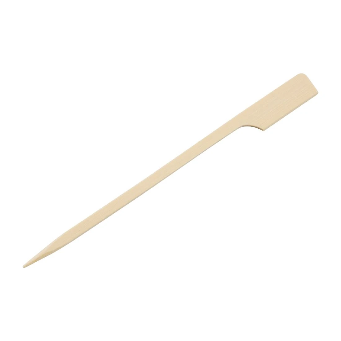 Fiesta Compostable DB496 Bamboo Paddle Skewer - 120mm (Pack 100) product image