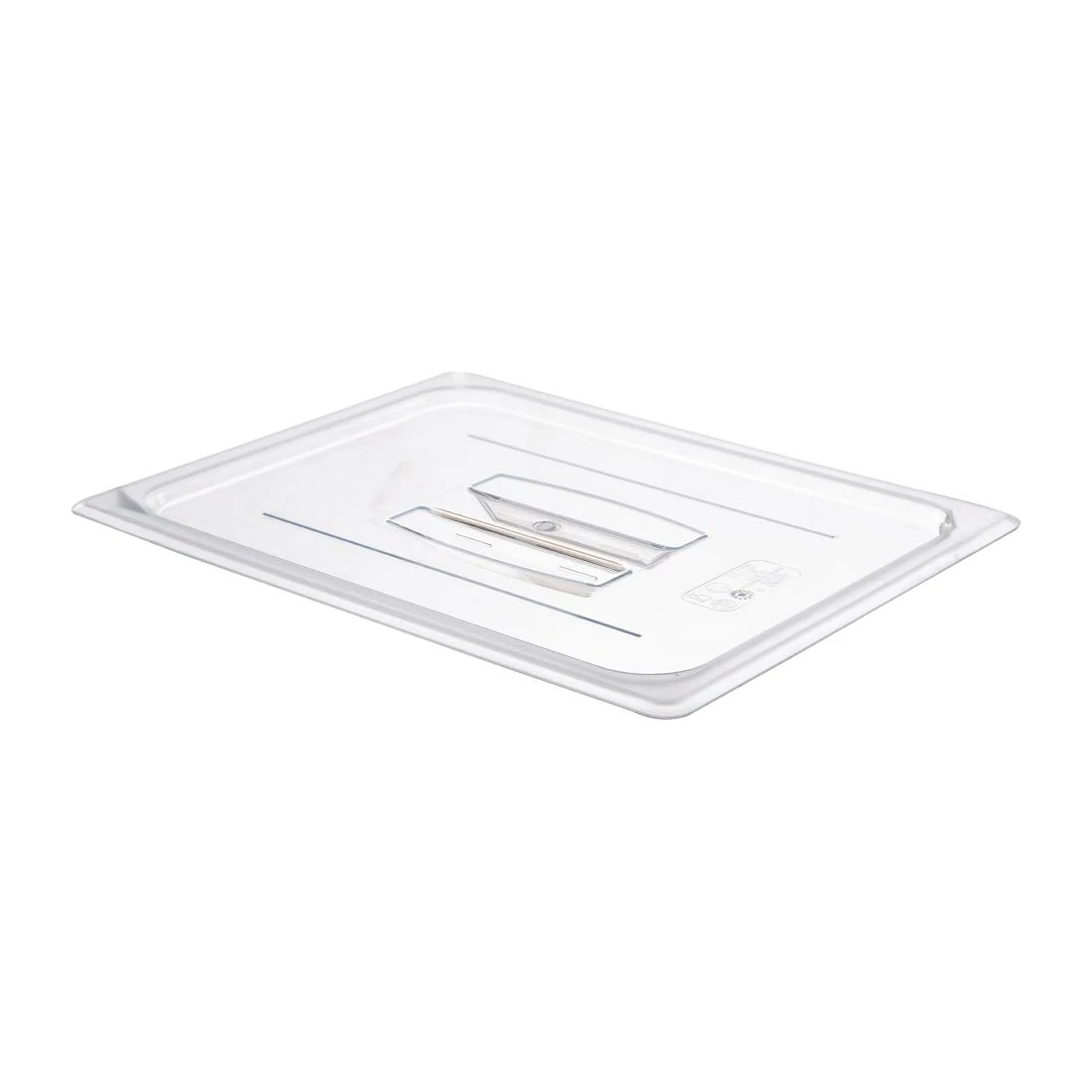 Cambro DM732 Polycarbonate Gastronorm Lid with Handle- 1/2 - Clear product image