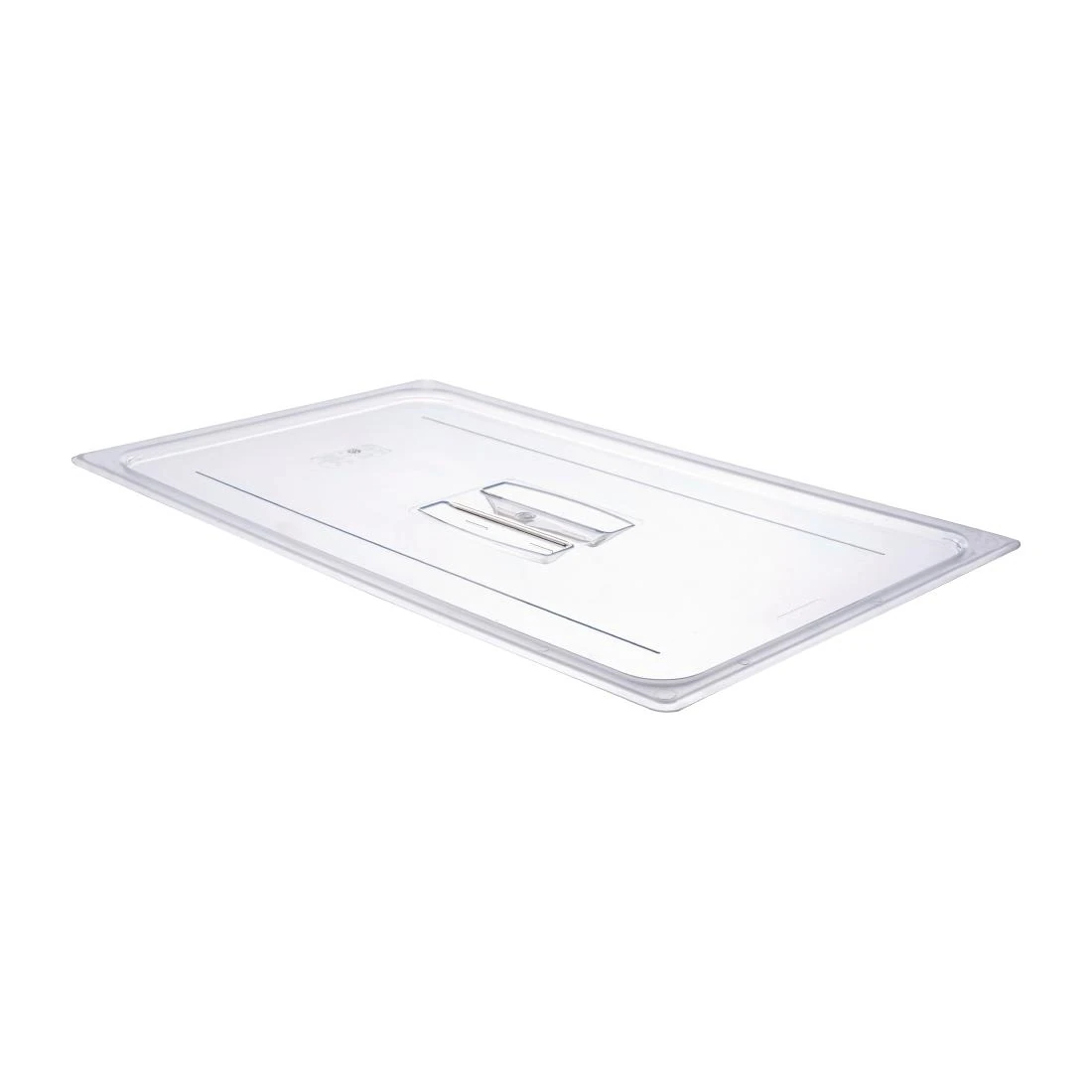 Cambro DM742 Polycarbonate Gastronorm Lid with Handle - 1/1 - Clear product image