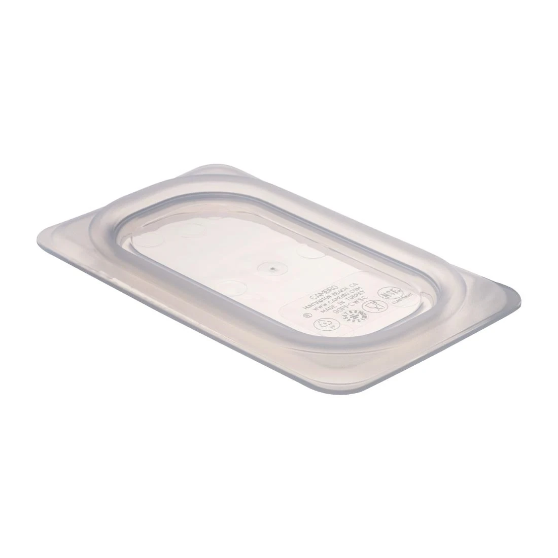 Cambro DM762 Polypropylene Seal Lid - Gastronorm 1/9 - Translucent product image
