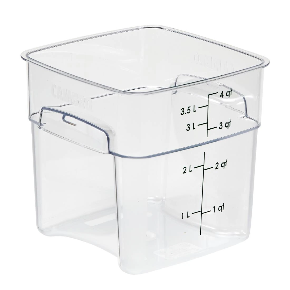 Cambro CU137 Fresh Pro Square Container Polycarbonate - Clear - 3.8Ltr product image