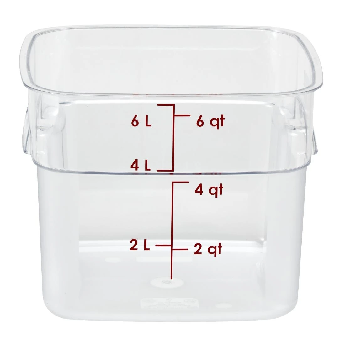 Cambro CU138 Fresh Pro Square Container Polycarbonate - Clear - 5.7Ltr product image