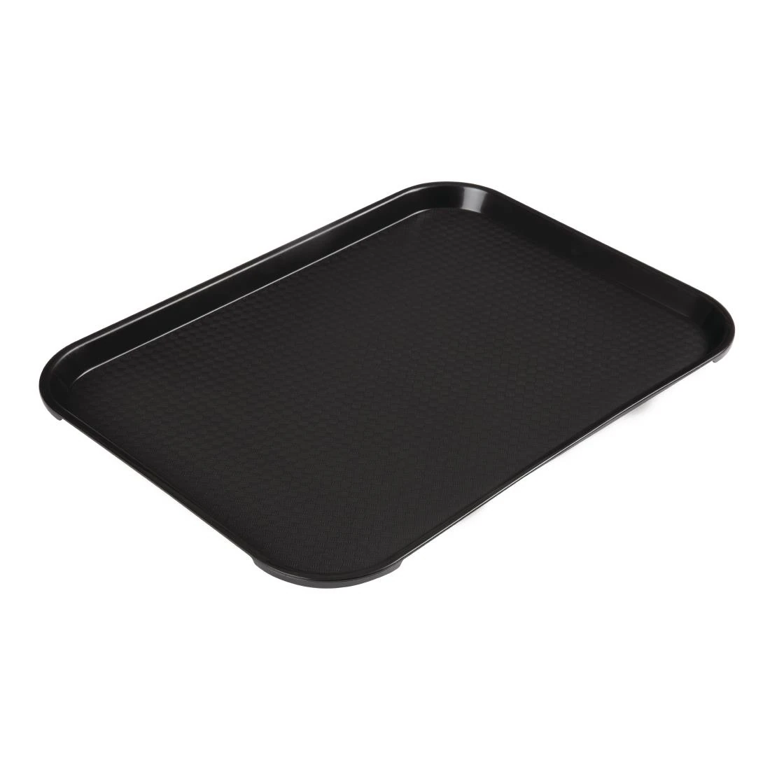 Cambro DE312 Fast Food Rectangular Tray - Black - 300x410mm product image