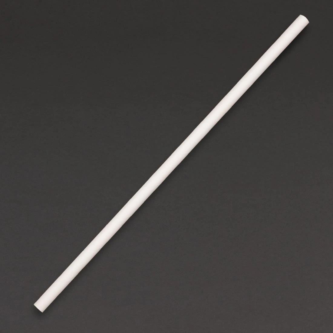 Fiesta Compostable DE925 Paper Straw White - 6mm (Box 250) product image