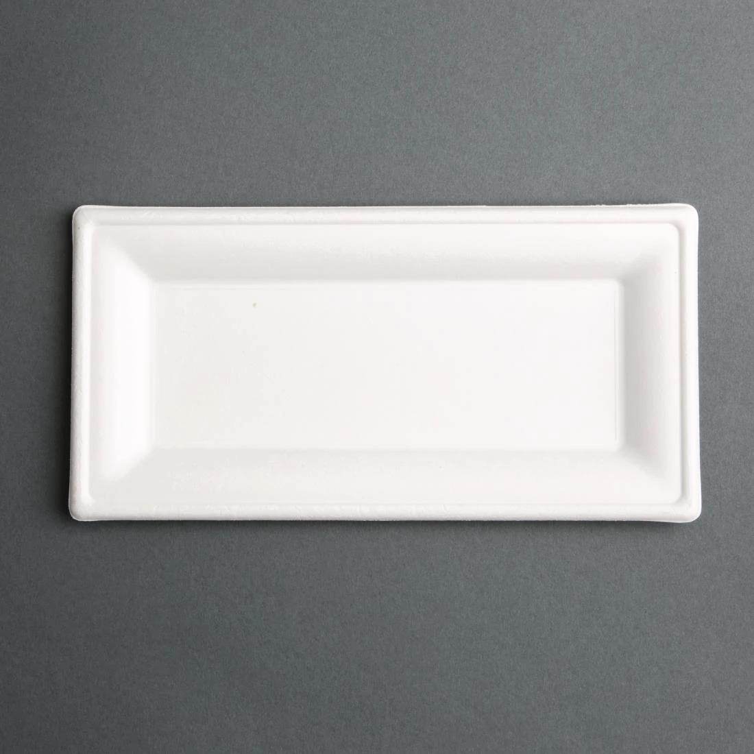 Fiesta Compostable FC539 Bagasse Rectangular Plate 258 x 130mm (Pack 50) product image