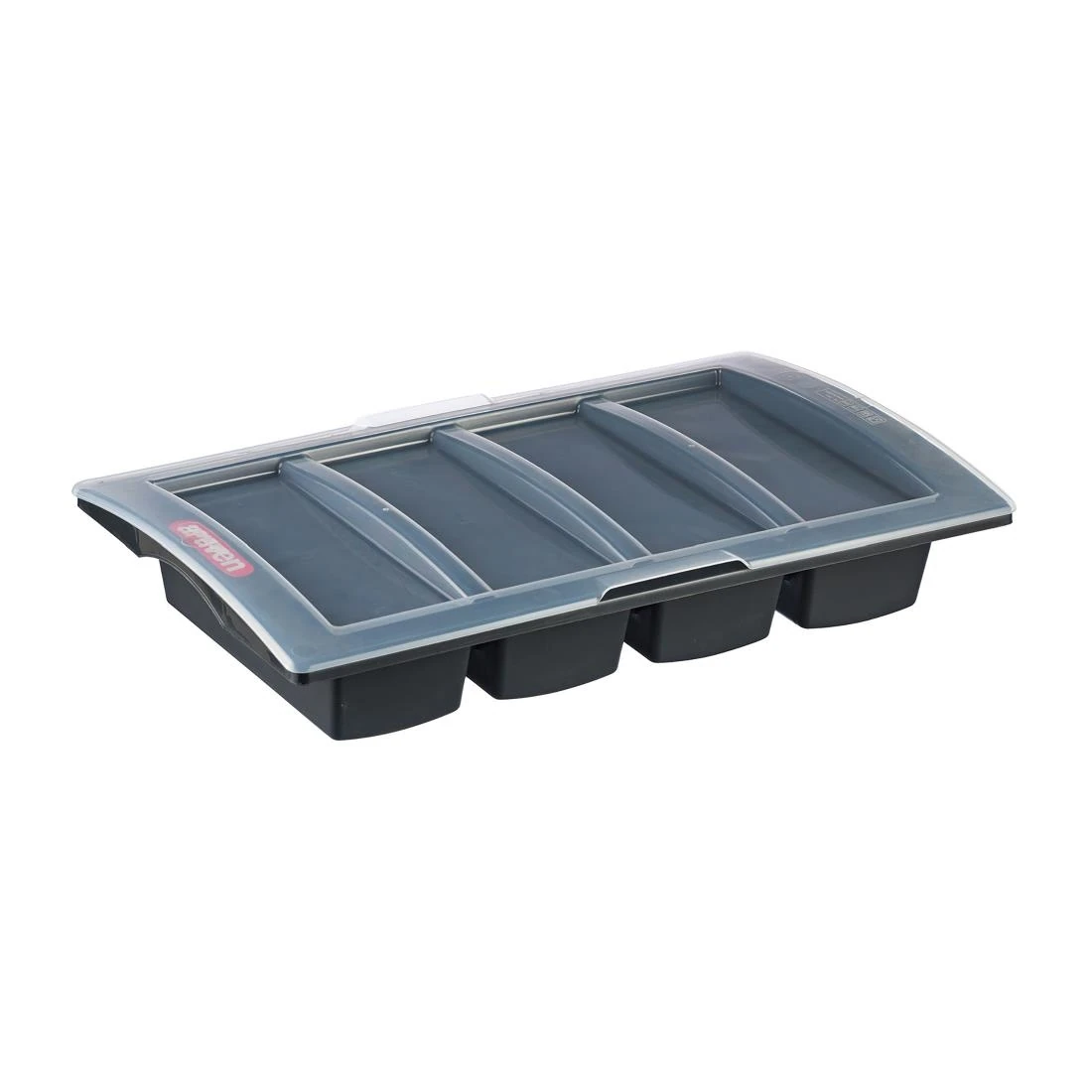 Araven CH934 Dark Grey Cutlery Tray with Lid product image